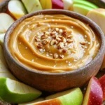 - 2 large apples (like Granny Smith or Honeycrisp) - 1 cup caramel sauce (choose store-bought or make your own) - 1/2 cup cream cheese (softened for a smooth texture) - 1/4 cup powdered sugar - 1 teaspoon vanilla extract - 1/4 teaspoon sea salt (plus more for garnish) - 1/4 cup chopped nuts (optional, adds crunch) I love using Granny Smith apples for their tartness. They contrast well with the sweet dip. Honeycrisp apples also work nicely if you want a sweeter taste. You can use store-bought caramel sauce if you need a quick option. But making your own can be fun and gives a fresh flavor. Cream cheese is key for a creamy base. Make sure it’s softened to mix easily with the other ingredients. Powdered sugar adds sweetness without any grainy texture. The vanilla extract enhances the overall flavor, making it rich. Don’t forget the sea salt! It balances the sweetness and adds depth. Adding a little extra on top makes the dip even better. If you like a bit of crunch, consider adding chopped nuts. They provide texture and healthy fats. With these ingredients, you can create a delicious salted caramel apple dip that will delight anyone! How to prepare apples for dipping Start by washing your apples. I like to use Granny Smith or Honeycrisp. These apples have the right mix of sweet and tart. Next, core them and slice them into wedges. Aim for bite-sized pieces that are easy to dip. This step makes your apples ready for the delicious dip. Mixing cream cheese and powdered sugar In a medium mixing bowl, add 1/2 cup of softened cream cheese and 1/4 cup of powdered sugar. Use a hand mixer or whisk to blend until smooth. You want a creamy base for your dip. The cream cheese adds richness, while the sugar gives it sweetness. Incorporating caramel sauce until smooth Now, gradually fold in 1 cup of caramel sauce into the cream cheese mixture. Mix gently until it's well combined. This creates a rich, caramel-flavored dip. Each bite will be filled with sweet goodness that pairs perfectly with apples. Importance of sea salt in flavor enhancement Add 1/4 teaspoon of sea salt to the dip and mix it in. The sea salt enhances the sweet flavor of the caramel. It adds a nice contrast that makes each bite special. Don't forget to sprinkle extra sea salt on top for garnish. It looks pretty and boosts the taste! How to present the dip attractively Transfer the dip into a nice serving bowl. The dip should look creamy and inviting. Arrange your sliced apples around the bowl. This makes it easy for friends to grab and dip. You can also add a few nuts on top for a crunchy finish. Ideal pairings with fruits and snacks While apples are great, this dip pairs well with other fruits too. Try it with pears or bananas for a twist. You can serve it with snack crackers or pretzels for a salty contrast. The options are endless, and each pairing adds a new layer of flavor! To make a great dip, start with cream cheese. I suggest using softened cream cheese. It should be smooth and easy to mix. This helps the dip turn out creamy and rich. For the best caramel flavor, use high-quality caramel sauce. You can buy it or make it at home. If you make it, let it cool before adding it to the cream cheese. This keeps the dip from getting too runny. If you plan to store the dip, keep it in an airtight container. It stays fresh in the fridge for up to three days. If you want to reheat it, do so gently in the microwave. Heat in short bursts to avoid melting it too much. When serving, use a nice bowl for the dip. A round or shallow dish looks great. Arrange apple slices around the bowl. This makes it easy for guests to grab a slice. For garnishing, sprinkle chopped nuts on top for crunch. A few extra flakes of sea salt add a nice touch. You can also drizzle some caramel sauce on top. This makes the dip look even more delicious. {{image_2}} You can easily switch up the flavor of your salted caramel apple dip. Here are some fun ideas: - Cinnamon: Add a sprinkle of ground cinnamon for a warm, cozy taste. - Chocolate: Mix in some melted chocolate for a sweet twist. - Maple: Use maple syrup instead of caramel for a different flavor. For toppings, consider these nut options: - Pecans: They add a sweet crunch. - Almonds: These provide a nice, nutty flavor. - Walnuts: They bring a rich texture and taste. You can enjoy this dip no matter your diet. Here are some easy swaps: - Gluten-free: The dip is naturally gluten-free, so you’re all set! - Vegan: Use vegan cream cheese and a dairy-free caramel sauce for a plant-based version. These changes let everyone enjoy this delicious treat! To keep your salted caramel apple dip fresh, store it in an airtight container. This helps prevent drying out and keeps flavors intact. Place the container in the fridge right after serving. The dip lasts about 3 to 5 days in the fridge. Always check for any changes in smell or color before serving after storing. If you want to save some dip for later, you can freeze it. Start by placing the dip in a freezer-safe container. Leave some space at the top, as the dip might expand when frozen. Seal it tightly and label with the date. To thaw, move the dip to the fridge overnight. Stir well before serving to get the creamy texture back. Yes, you can make it ahead. Prepare the dip and store it in the fridge. It stays fresh for about three days. Just cover it tightly with plastic wrap or a lid. I love using Granny Smith or Honeycrisp apples. They offer a great mix of sweet and tart. Their crisp texture holds up well when dipped. Once opened, the dip will stay good for about five days in the fridge. Make sure to keep it sealed to lock in the flavor. Absolutely! Store-bought caramel sauce works just fine. It saves time and still tastes great. Just mix it well with the cream cheese for a smooth dip. You can serve it with sliced apples, pretzels, or even graham crackers. Vegetables like celery also work. Get creative and enjoy this dip with your favorite snacks! In this blog post, we explored the simple ingredients needed for a tasty salted caramel apple dip. You learned how to prepare apples and mix the perfect creamy dip. We shared tips for making it the best and how to present it beautifully. Don’t forget the variations to keep it exciting and the storage tips for later enjoyment. This dip is versatile and easy, perfect for gatherings or a quick snack. Enjoy creating this treat that’s sure to please everyone!