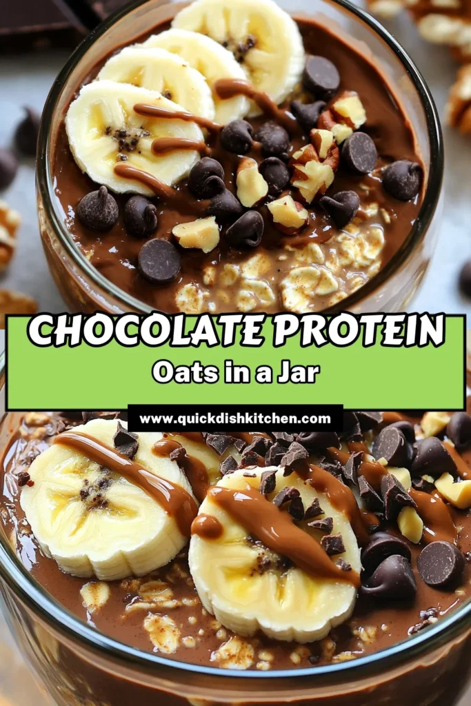 Indulge in a delicious and nutritious start to your day with Chocolate Bliss Protein Brownie Batter Overnight Oats! This easy recipe combines rolled oats, chocolate protein powder, and creamy almond butter for a heavenly breakfast treat. Perfect for meal prep, simply mix the ingredients, refrigerate overnight, and wake up to chocolatey goodness. Click to explore this guilt-free recipe and elevate your morning routine!