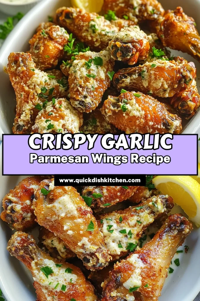 Get ready for a flavor explosion with these Air Fryer Garlic Parmesan Wings! Perfectly crispy and packed with savory garlic and cheesy goodness, they are a must-try for snack lovers. With just a handful of ingredients and simple steps, you can whip up this delicious recipe in no time. Click through to explore this easy air fryer recipe and impress your friends and family! #AirFryerWings #GarlicParmesan #ChickenWings #EasyRecipes