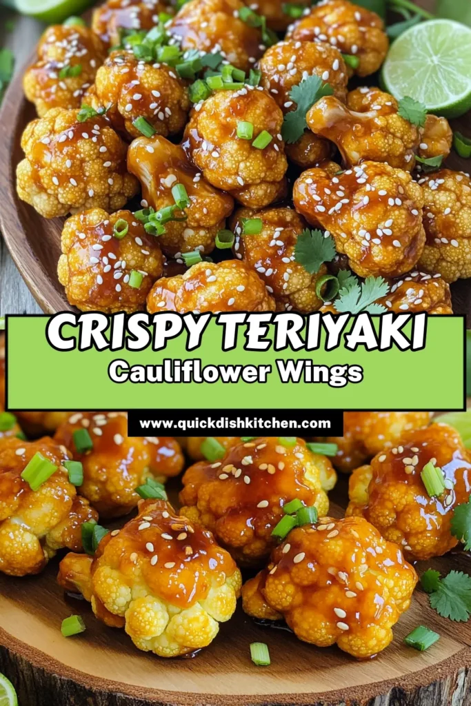 Indulge in a deliciously crispy snack with these air fryer teriyaki cauliflower wings! Perfectly seasoned and glazed, they make a healthy alternative to traditional wings. In just 25 minutes, you can whip up a dish that’s bursting with flavor and ideal for any occasion. Discover the easy step-by-step recipe that will impress your friends and family. Click through now to elevate your snacking game!