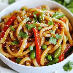 Spicy Garlic Udon Stir Fry Flavorful and Easy Meal