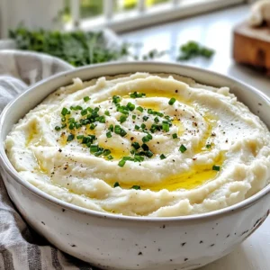Creamy Garlic Mashed Cauliflower Easy and Healthy Dish