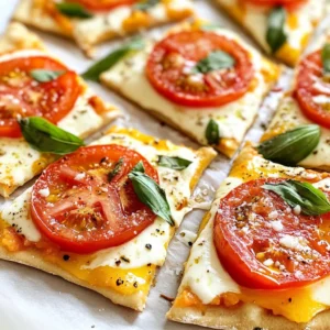 Margherita Flatbread Pizza Flavorful and Easy Recipe