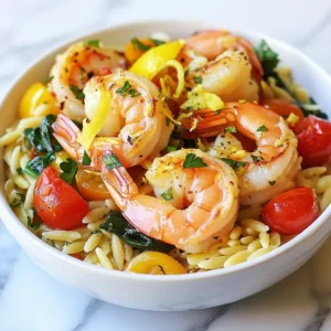 Lemon Garlic Shrimp Orzo Flavorful and Easy Recipe