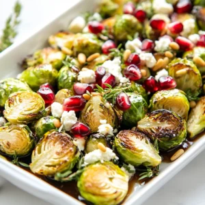 Balsamic Roasted Brussels Sprouts Flavorful Side Dish