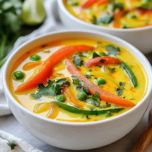 Thai Coconut Curry Soup Flavorful and Easy Recipe