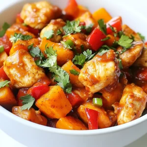 BBQ Chicken Sweet Potato Skillet Easy Weeknight Meal