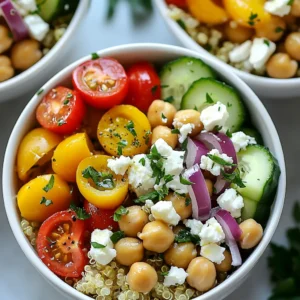 Mediterranean Quinoa Bowls Flavorful Healthy Meal