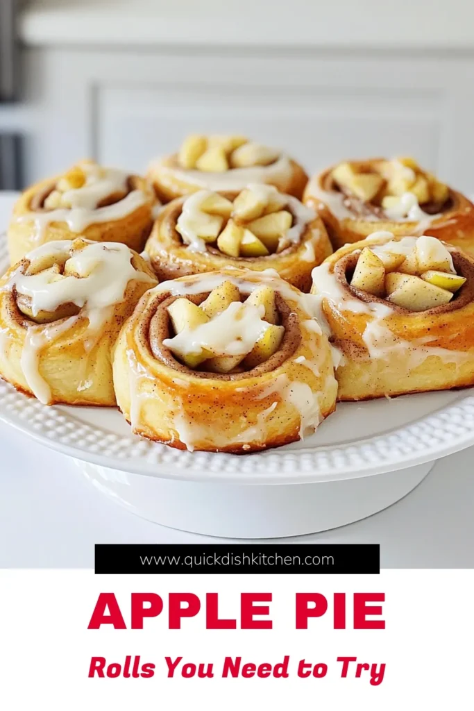 Indulge in the sweet fusion of Apple Pie Cinnamon Rolls that will make your taste buds dance! This delightful recipe combines soft, fluffy rolls with a spiced apple filling and a drizzle of cream cheese frosting. Perfect for breakfast or dessert, these rolls are easy to make and sure to impress. Click through to discover the full recipe and treat yourself to this mouthwatering delight! #CinnamonRolls #ApplePie #DessertRecipes #BakingFun