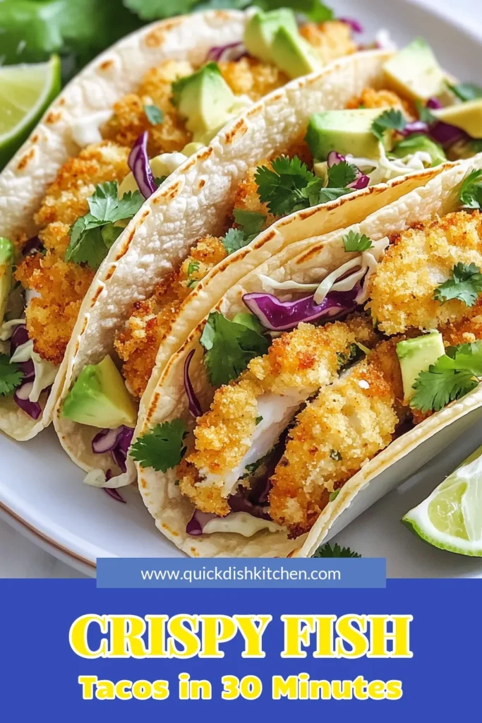 Get ready to savor these Air Fryer Fish Tacos! This crispy fish tacos recipe features succulent white fish coated in panko breadcrumbs for a delightful crunch. A healthy fish taco recipe that's easy to make, these panko fish tacos come together in just 30 minutes. Perfect for a quick dinner! Try this easy air fryer recipe today and impress your family with deliciousness. Save this for later! #AirFryerFishTacos #CrispyFishTacos #HealthyFishTacoRecipe #EasyAirFryerRecipes