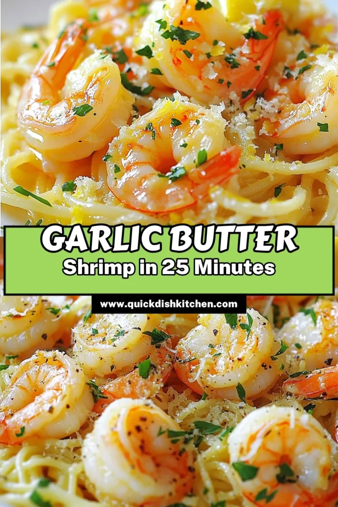 Indulge in this delicious Garlic Butter Shrimp Scampi that’s perfect for a quick weeknight meal! This easy shrimp recipe features succulent shrimp tossed with garlic, lemon, and butter, creating a rich flavor that pairs beautifully with linguine. Discover how to make a zesty shrimp linguine that is sure to impress! Don't miss out on this shrimp pasta with garlic recipe. Save it for later! #ShrimpScampi #EasyShrimpRecipe #PastaRecipe #GarlicButterShrimp