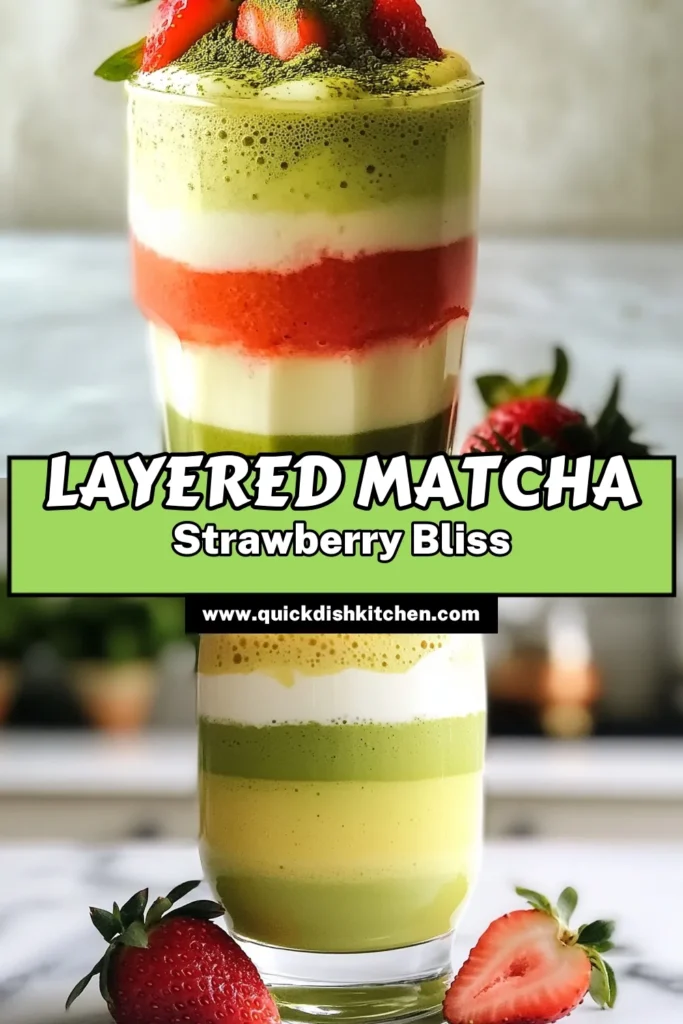 Discover the ultimate Matcha Strawberry Latte recipe that blends creamy matcha and fresh strawberries for a refreshing treat. Perfect as an iced matcha latte, this strawberry matcha drink is easy to make. Learn how to make matcha latte in just 10 minutes and impress your friends with this colorful fresh strawberry beverage. Save this delicious recipe for your next gathering! #MatchaLatte #StrawberryDrink #IcedMatchaLatte #HealthyRecipes