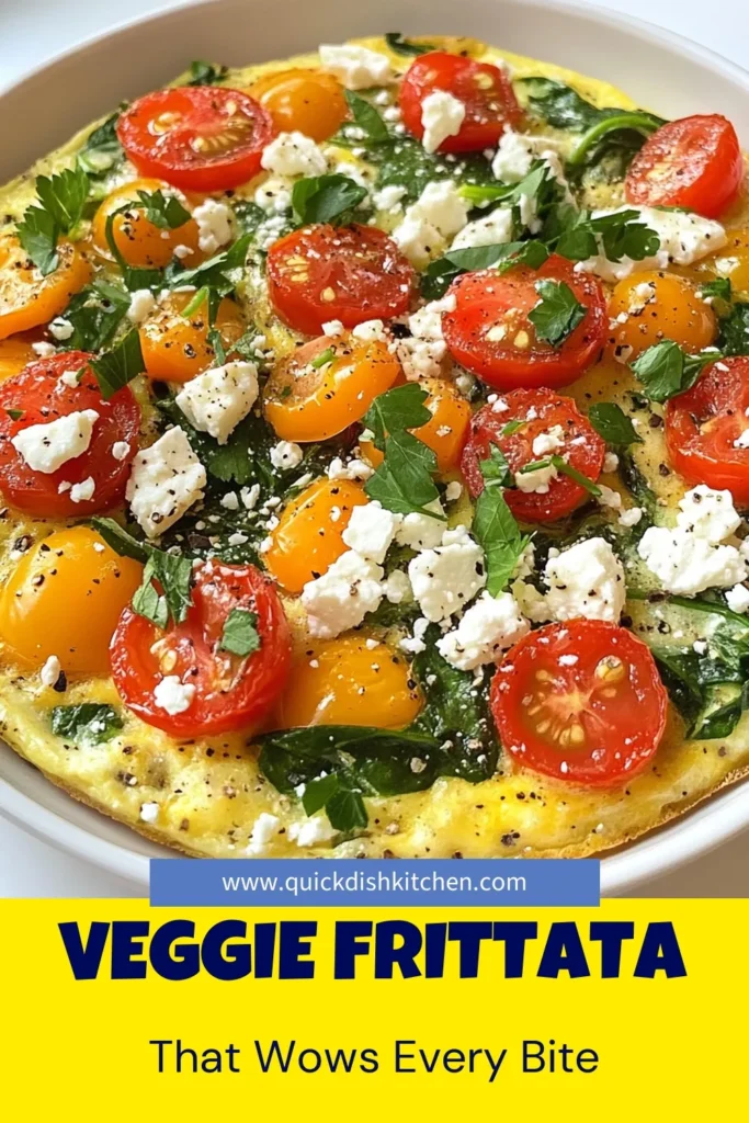 Discover the deliciousness of this loaded veggie frittata that's perfect for any meal! This healthy egg frittata recipe features vibrant vegetables and creamy feta, making it a flavorful choice for breakfast or brunch. Enjoy this easy savory frittata that's also gluten-free, embodying the best of healthy eating. Impress your friends and family with this vegetable frittata with feta. Save this recipe for quick gluten-free breakfast ideas! #VeggieFrittata #GlutenFree #HealthyRecipes #BreakfastIdeas