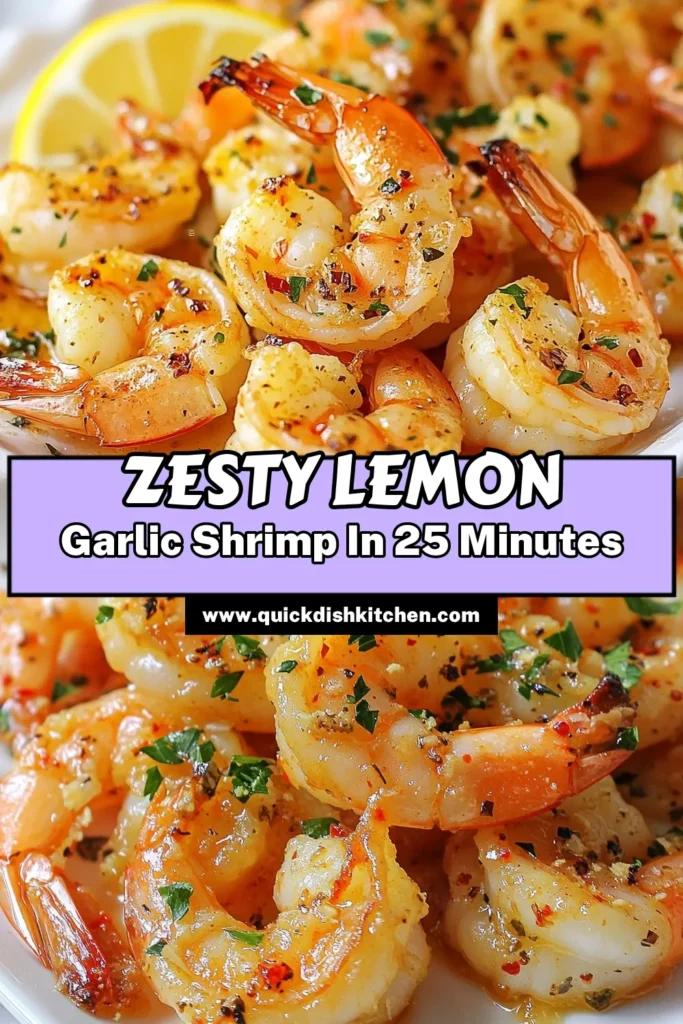 Discover the deliciousness of this Lemon Garlic Shrimp Recipe! This Roasted Shrimp with Lemon is perfect as a Garlic Shrimp Appetizer or a quick and Easy Shrimp Recipe for weeknight dinners. Enhanced with smoked paprika, this dish is sure to impress. Don't miss out on this flavorful shrimp dish that will become a family favorite. Save this recipe today and happy cooking! #ShrimpRecipe #SeafoodLovers #EasyDinner #AppetizerIdeas