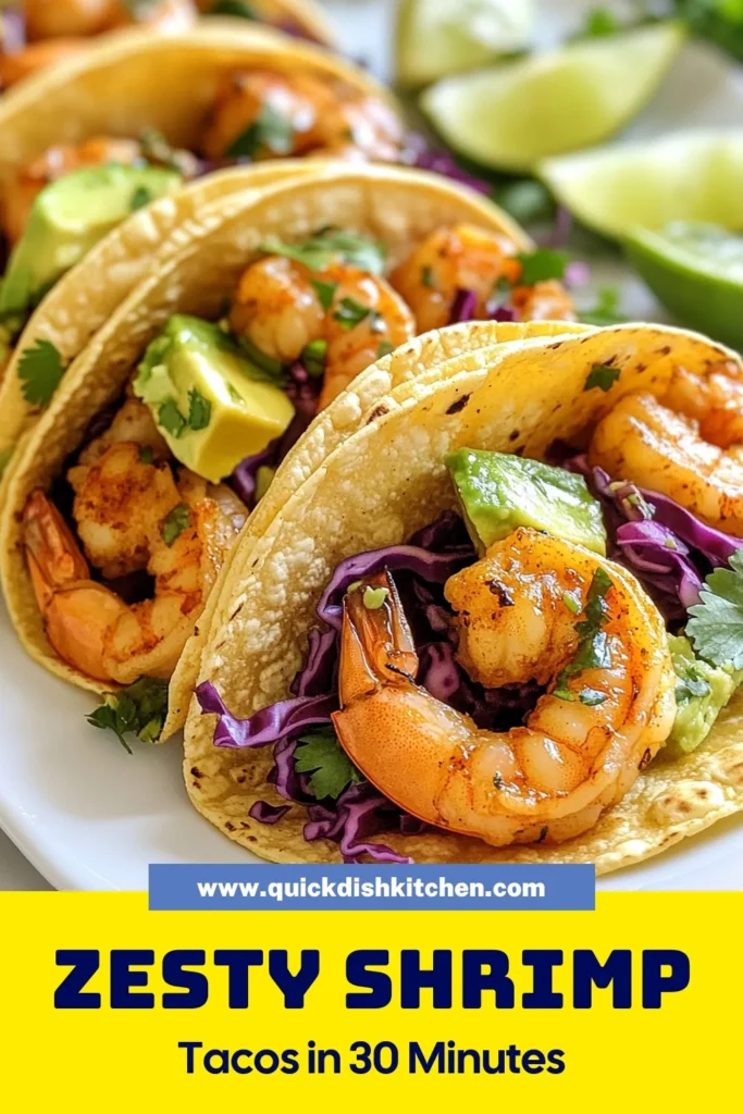Indulge in these delicious Chili Lime Shrimp Tacos, the perfect Easy Shrimp Tacos Recipe for any weeknight dinner! With a spicy kick and fresh toppings, these Shrimp Tacos make a flavorful healthy taco recipe that everyone will love. Ready in just 30 minutes, this Shrimp Taco Dinner is a must-try. Don't miss out on making these delightful tacos tonight! Save this recipe for later! #ChiliLimeShrimpTacos #ShrimpTacoDinner #SpicyShrimpTacos #HealthyTacoRecipe