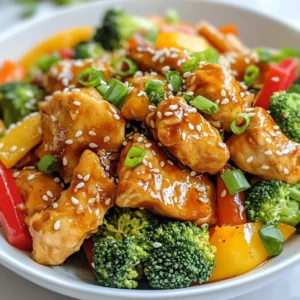 Orange Glazed Chicken Stir Fry Easy Weeknight Meal