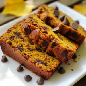 Chocolate Chip Pumpkin Bread Rich and Flavorful Recipe
