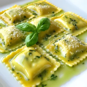 Creamy Spinach Ricotta Ravioli Flavorful Dinner Idea