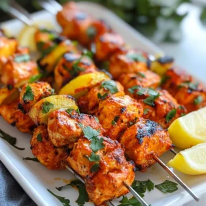 Tandoori Chicken Skewers Juicy Flavor Explosion
