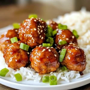 Teriyaki Turkey Meatballs Tasty and Simple Meal