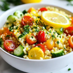 Lemon Pepper Couscous Flavorful and Easy Recipe