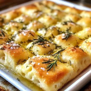 Rosemary Sea Salt Focaccia Easy and Flavorful Recipe