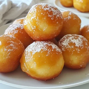 To make these tasty maple glazed doughnut holes, gather the following: - 2 cups all-purpose flour - 1/2 cup granulated sugar - 2 tsp baking powder - 1/2 tsp baking soda - 1/2 tsp salt - 1/2 tsp ground cinnamon - 1/4 cup unsalted butter, melted - 3/4 cup buttermilk - 1 large egg - 1 tsp vanilla extract - Oil for frying (vegetable or canola) - 1/2 cup maple syrup - 1/4 cup powdered sugar (for glazing) Choosing quality ingredients makes a big difference. Here are my tips: - Flour: Use fresh all-purpose flour. Check the date on the bag. - Buttermilk: Look for real buttermilk, not powdered. It adds moisture and flavor. - Maple syrup: Opt for pure maple syrup. It has a richer taste than imitation syrup. - Eggs: Choose large, fresh eggs. They help bind the doughnut holes well. - Butter: Use unsalted butter for better control of salt in your recipe. Feel free to get creative! Here are some optional ingredients: - Nuts: Chop walnuts or pecans for a crunchy topping. - Spices: Add nutmeg or ginger for extra warmth. - Chocolate: Drizzle melted chocolate over the glaze for a sweet twist. - Fruits: Toss in some dried fruit like cranberries or raisins for added flavor. These additions can make your doughnut holes unique and fun! {{ingredient_image_1}} Start by grabbing a large mixing bowl. Add 2 cups of all-purpose flour. Then, mix in 1/2 cup of granulated sugar, 2 teaspoons of baking powder, 1/2 teaspoon of baking soda, 1/2 teaspoon of salt, and 1/2 teaspoon of ground cinnamon. Whisk all these together until they blend well. This step is key for an even dough. In a separate bowl, combine 1/4 cup of melted unsalted butter and 3/4 cup of buttermilk. Crack in 1 large egg, and add 1 teaspoon of vanilla extract. Whisk until the mixture is smooth and creamy. This blend adds richness to our doughnut holes, making them soft and moist. Get a large pot or deep fryer ready. Heat oil to 350°F (175°C). Make sure you have enough oil so the doughnut holes can float freely. Using a small cookie scoop or a spoon, drop tablespoon-sized amounts of dough into the hot oil. Fry them in batches to avoid crowding. Cook for about 3-4 minutes, turning them occasionally. They should turn a lovely golden brown. Once done, use a slotted spoon to take them out and place them on a paper towel-lined plate to drain excess oil. This helps keep them light and fluffy! Now, you are ready to glaze these treats and enjoy! Frying doughnut holes is an art. Start by heating your oil to 350°F (175°C). Use a deep pot. This helps the doughnut holes cook evenly. If the oil is too hot, they burn. If it’s too cool, they soak up oil. Both ruin the taste. Fry in small batches. This keeps the temperature steady. Turn each hole with a slotted spoon. Cook until golden brown, about 3-4 minutes. Remove them with the slotted spoon. Let them drain on paper towels. The glaze is key to great doughnut holes. Mix maple syrup and powdered sugar in a bowl. Stir until smooth. The glaze should be thick but pourable. If it’s too runny, add more powdered sugar. If it’s too thick, add a bit of maple syrup. Dip warm doughnut holes in the glaze. Make sure they are well-coated. Let excess glaze drip off before setting them on a rack. This helps the glaze set nicely. Don’t skip the sifting step. Sifting flour adds air. This makes your doughnut holes light and fluffy. Avoid overmixing the batter. A few lumps are fine. Overmixing can make them tough. Watch the frying time closely. If you leave them too long, they become dry. Lastly, glaze them while warm. This helps the icing stick better. Enjoy your tasty treats! Pro Tips Use Fresh Ingredients: Ensure your baking powder and baking soda are fresh for the best rise and texture in your doughnut holes. Monitor Oil Temperature: Use a thermometer to keep the oil at a consistent 350°F (175°C) for even cooking and to prevent greasy doughnuts. Don't Overmix: Mix the batter until just combined to keep your doughnut holes light and fluffy; a few lumps are perfectly fine. Glaze While Warm: Dip the doughnut holes in the maple glaze while they are still warm for better adhesion and a shinier finish. {{image_2}} You can make these doughnut holes even more fun. Try adding spices like nutmeg or ginger to the dough for a warm kick. You can also swap the maple glaze for chocolate or a simple vanilla glaze. This lets you play with flavors based on what you like. If you want a lighter treat, consider baking instead of frying. Preheat your oven to 350°F (175°C) and place the doughnut holes on a greased baking sheet. Bake for 12-15 minutes until golden. They won’t be as crispy, but they will still taste great and save some calories. You can change these doughnut holes with the seasons. In fall, add pumpkin spice to the dough for a cozy flavor. You can also use cocoa powder in the dough for a rich chocolate taste. During the holidays, try adding a splash of peppermint extract to the glaze. These options keep your treats exciting all year long. To keep your doughnut holes fresh, store them in an airtight container. Use wax paper between layers to avoid sticking. This method helps preserve their soft texture. If you have leftover doughnut holes, refrigerate them for longer storage. They can last for up to three days in the fridge. Reheating is simple. Preheat your oven to 350°F (175°C). Place the doughnut holes on a baking sheet. Heat them for about 5-7 minutes or until warm. This method keeps them soft and tasty. Avoid using the microwave, as it can make them chewy. Glazed doughnut holes last for about two days at room temperature. Keep them in a cool, dry place. Unglazed doughnut holes can last a bit longer, around three days. If you want to keep them even longer, consider freezing them. They can stay fresh in the freezer for up to three months. When ready to eat, simply thaw and reheat. Yes, you can use other flours. Whole wheat flour works well. It gives a nutty taste. If you want to make them gluten-free, use a gluten-free flour mix. Just ensure it has a good binding agent for the best texture. You can make a quick substitute for buttermilk. Mix one cup of milk with one tablespoon of lemon juice or vinegar. Let it sit for five minutes. This will give you a similar tangy flavor. You can also use plain yogurt or sour cream mixed with water. You can prepare the dough ahead of time. Keep it in the fridge for up to 24 hours. Just remember to let it warm up a bit before frying. You can also fry them ahead of time and store them in an airtight container. Reheat them in the oven for a few minutes before glazing. This keeps them warm and fresh! In this blog post, we explored the key ingredients to make delicious doughnut holes. I shared tips on choosing the best options and ways to customize your treat. We outlined simple steps to prepare and fry your doughnut holes perfectly. I offered tricks to help you avoid common mistakes and achieve the best glaze. Lastly, we discussed variations for flavor and storage tips. Enjoy creating your sweet treats, and remember to experiment with flavors to make them your own!