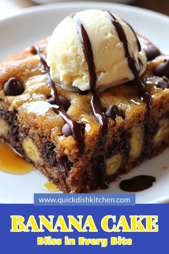 Indulge in this easy and delicious Chocolate Chip Banana Snack Cake, perfect for any banana lover! This Banana Snack Cake Recipe combines ripe bananas and chocolate chips for a moist banana cake that's irresistible. Enjoy this quick and easy banana dessert as a sweet treat or snack. Don't miss out on this delightful Chocolate Chip Banana Bread alternative! Save this recipe for later! #BananaCake #EasyDessert #ChocolateChipBanana #BananaSnackCake