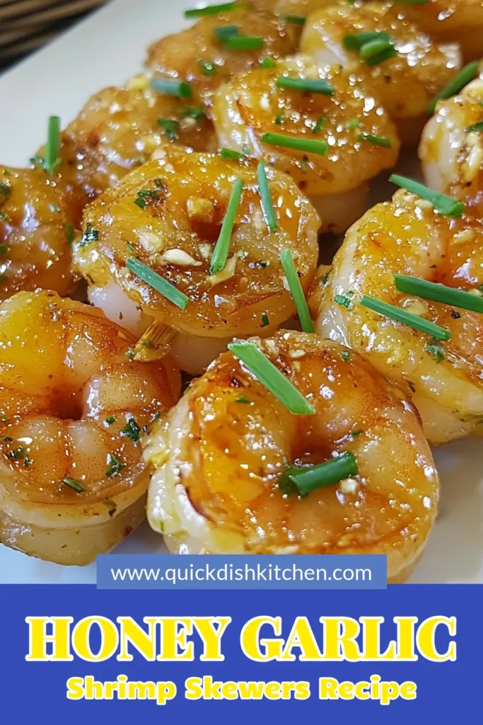 Discover the perfect recipe for Honey Garlic Shrimp Skewers that will elevate your grilling game! This easy shrimp marinade combines honey, garlic, and ginger, creating a flavorful dish everyone will love. These shrimp skewers with garlic sauce are ideal for seafood lovers and perfect for any occasion. Try this grilled shrimp recipe today and impress your family and friends at your next cookout! Save this seafood grilling recipe for delicious results! #ShrimpSkewers #SeafoodGrilling #EasyRecipes #GrilledShrimp