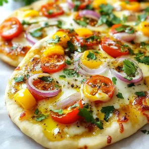 Chili Garlic Naan Pizza Savory and Simple Recipe