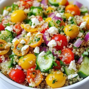 Mediterranean Quinoa Salad Fresh and Tasty Recipe